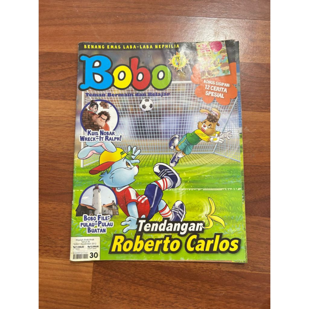 majalah anak - TENDANGAN ROBERTO CARLOS