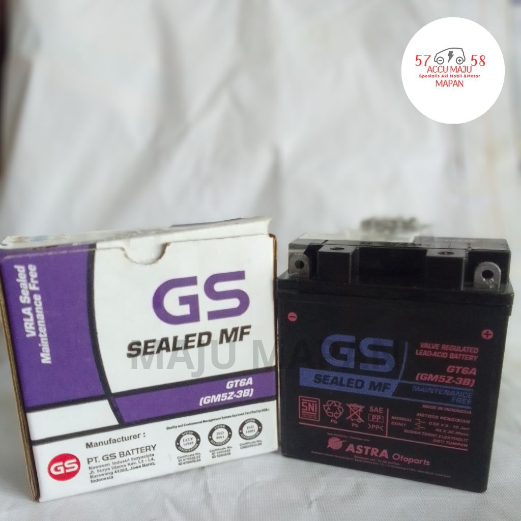 Aki Motor Gs GM5Z-3B Kering