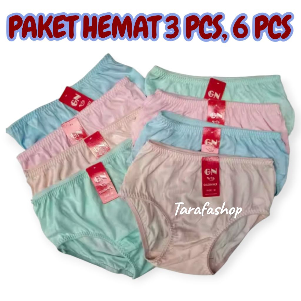 3 Pcs Celana Dalam Wanita Golden Nick 381