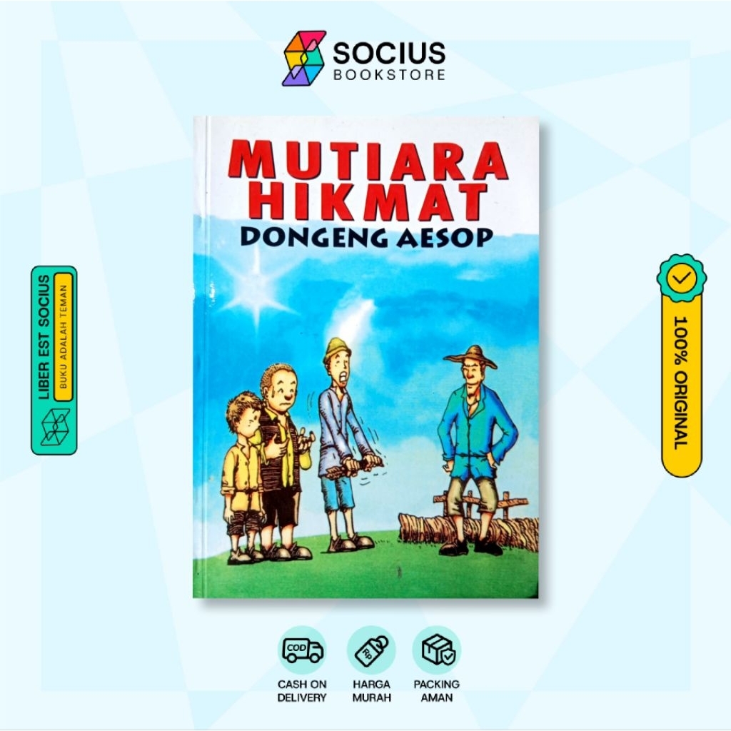 BUKU [ ORIGINAL ] MUTIARA HIKMAT DONGENG AESOP