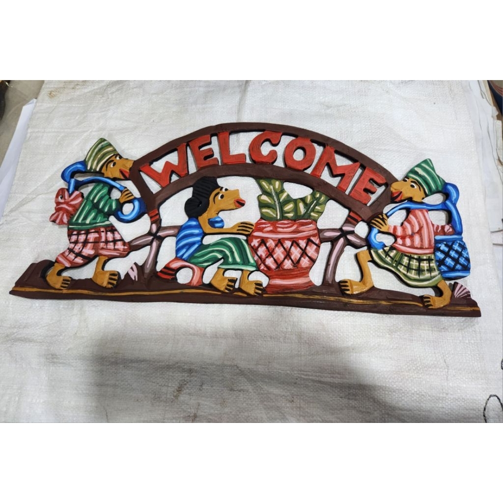 Hiasan dinding welcome selamat datang