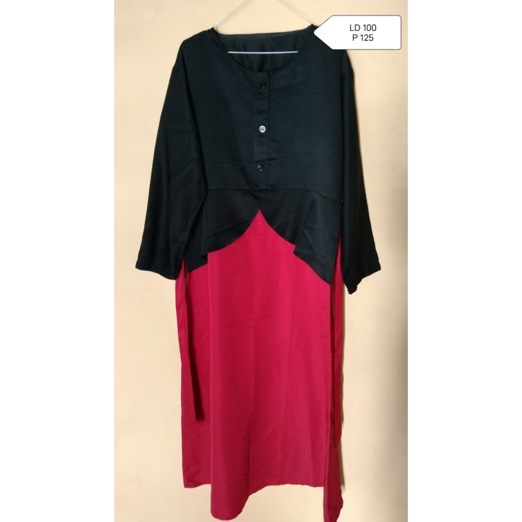 {PRELOVED} GAMIS BAHAN MOSCREPE