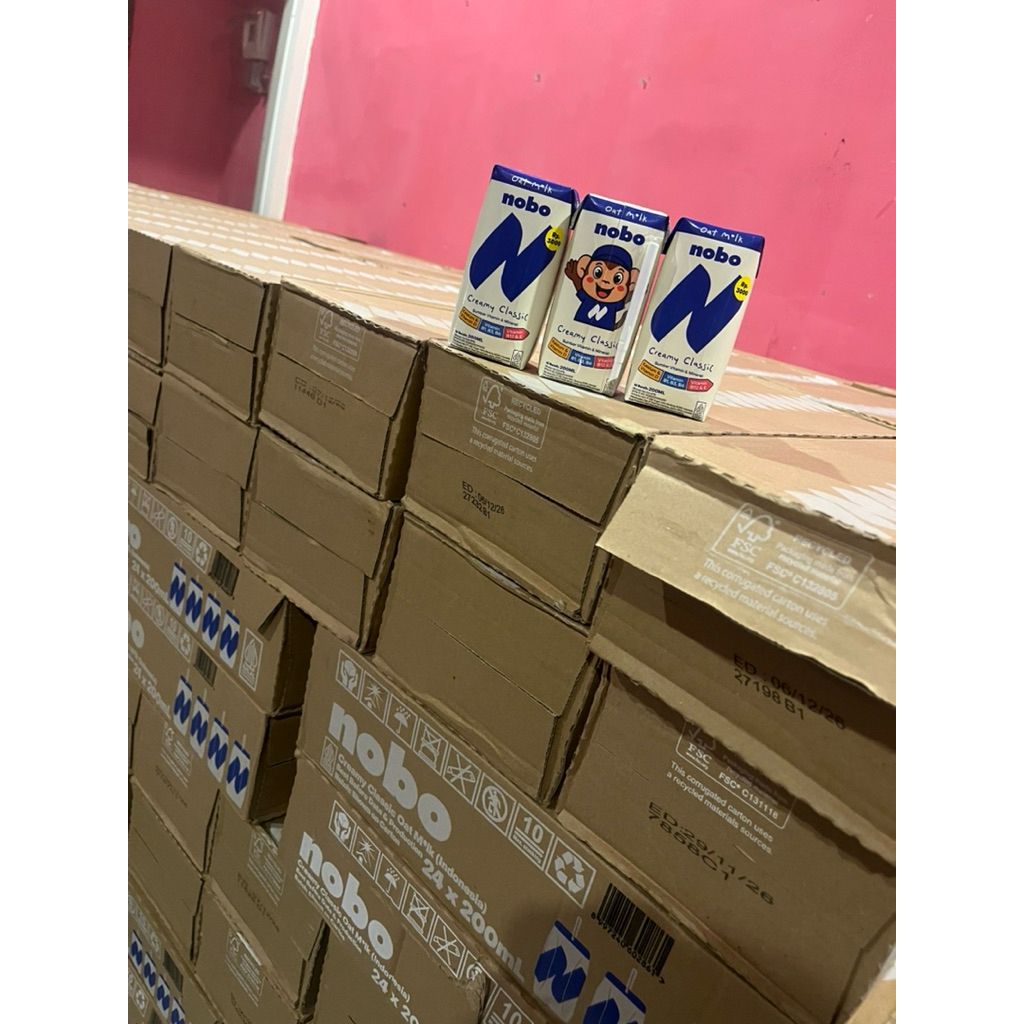 Susu nobo oat milk/susu nobo/Susu MBG nobo