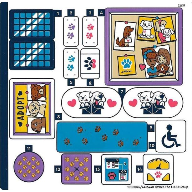 Lego Sticker Part 41727stk01 Sticker Sheet for Set 41727, Sheet 1 - (10101075/6416430)