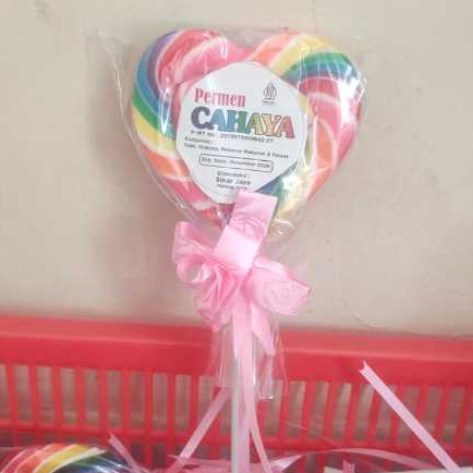 Permen Lollipop Besar Jumbo Diameter 7cm