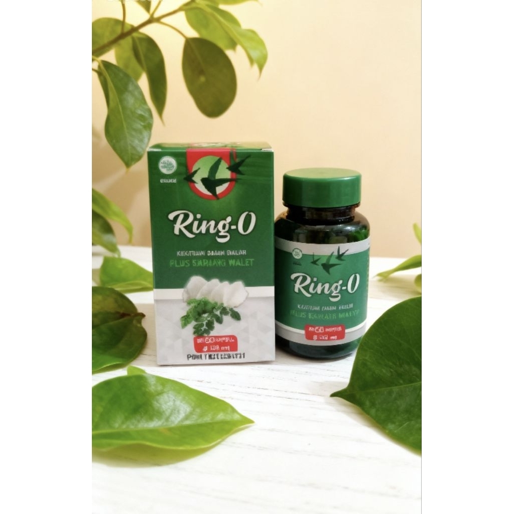 Kapsul Herbal Ring-O Sarang Walet Asli Terdaftar Di BPOM RI Dan Halal .