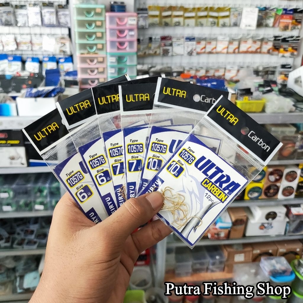 Mata Kail Pancing Ultra Carbon Kuning 1057G - Kail Pancing Gold Ultra Carbon - Mata Pancing Ultra Ca