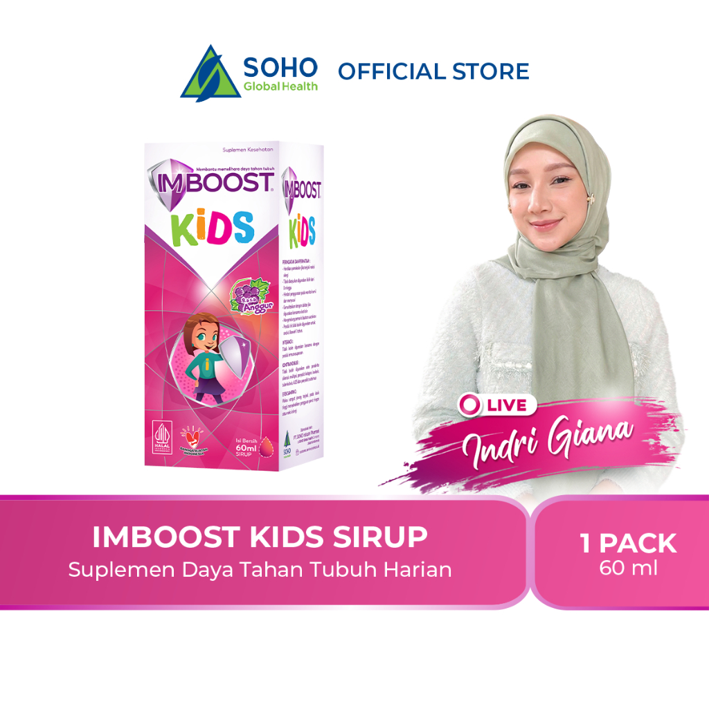 Imboost Kids Sirup Suplemen Daya Tahan Tubuh 60ml