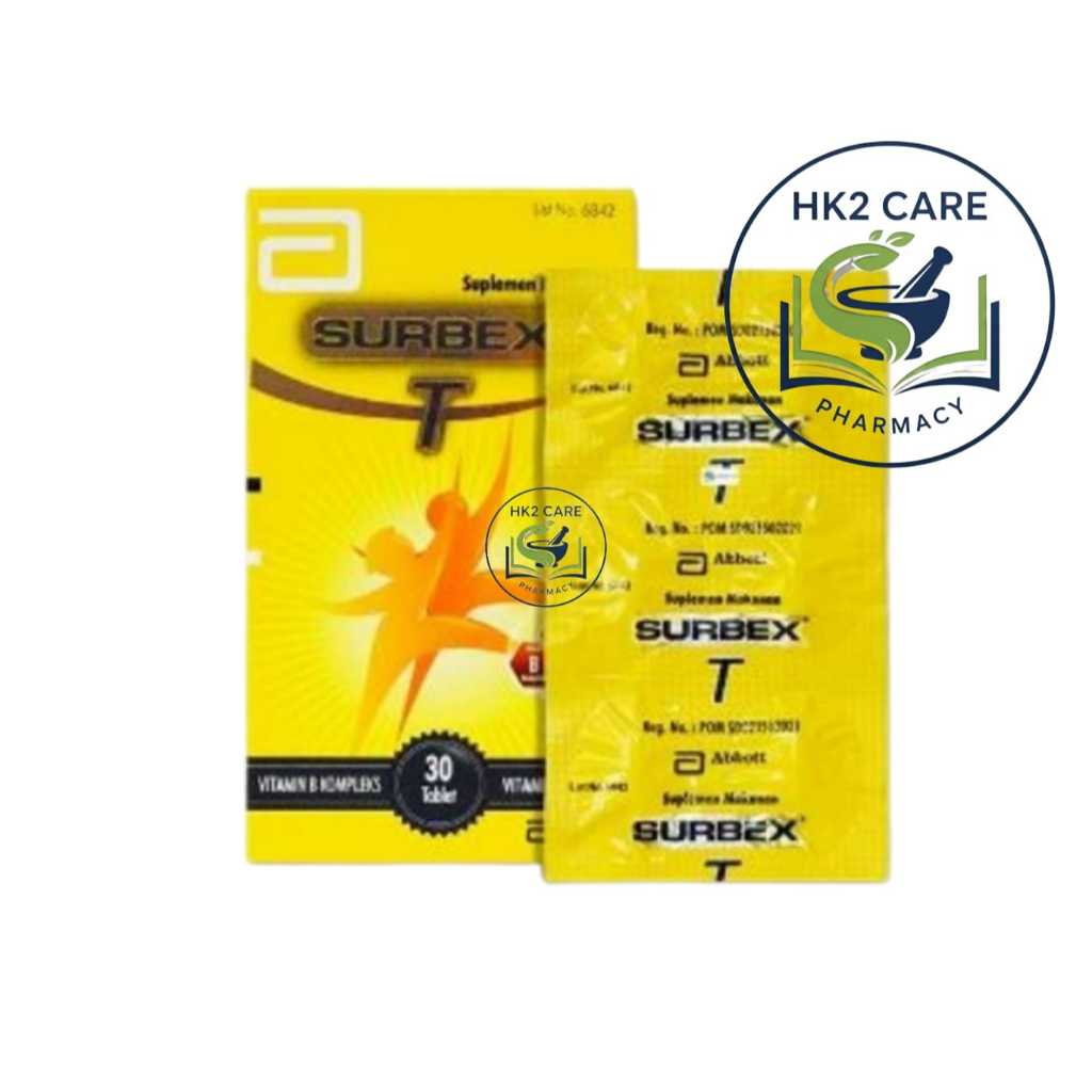 SURBEX T 6 Tablet - Pengobatan defisiensi vitamin B kompleks & vitamin C.