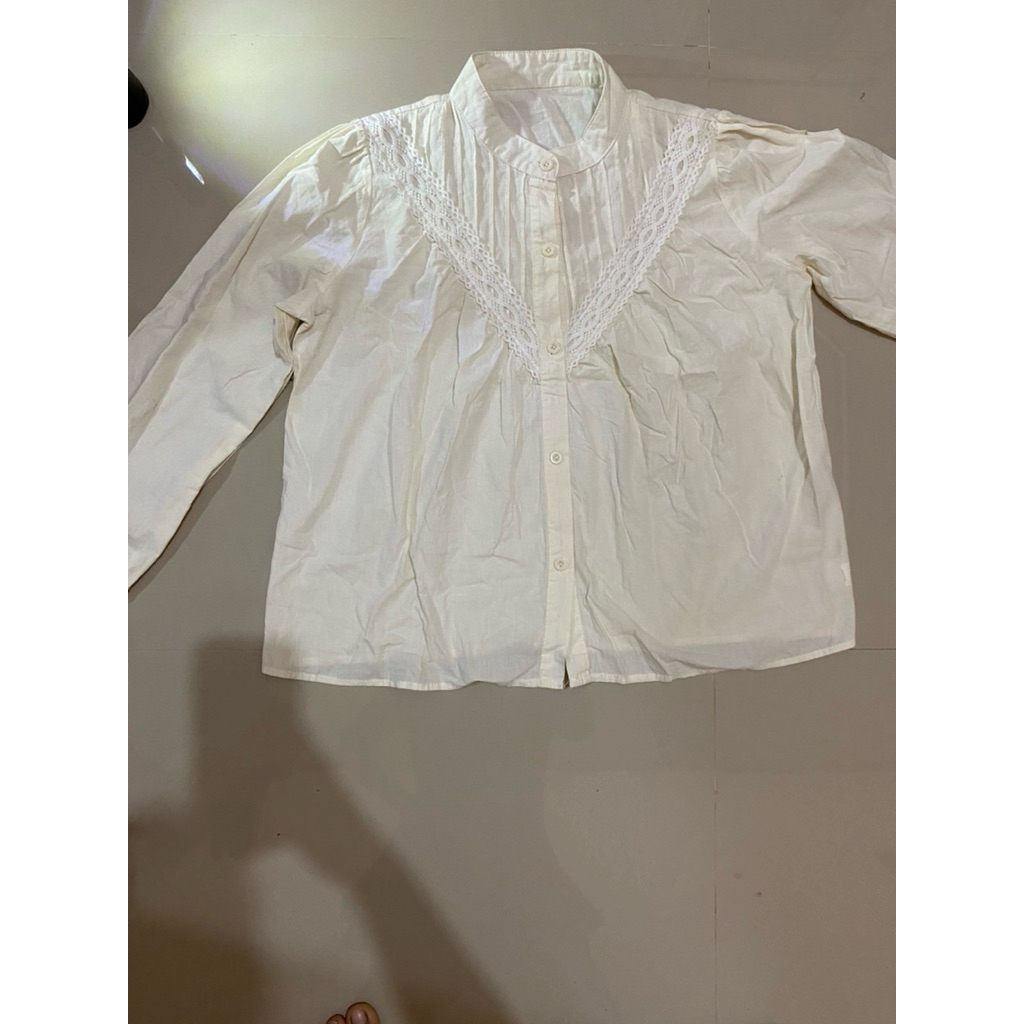 Blouse wanita atasan wanita atasan warna cream
