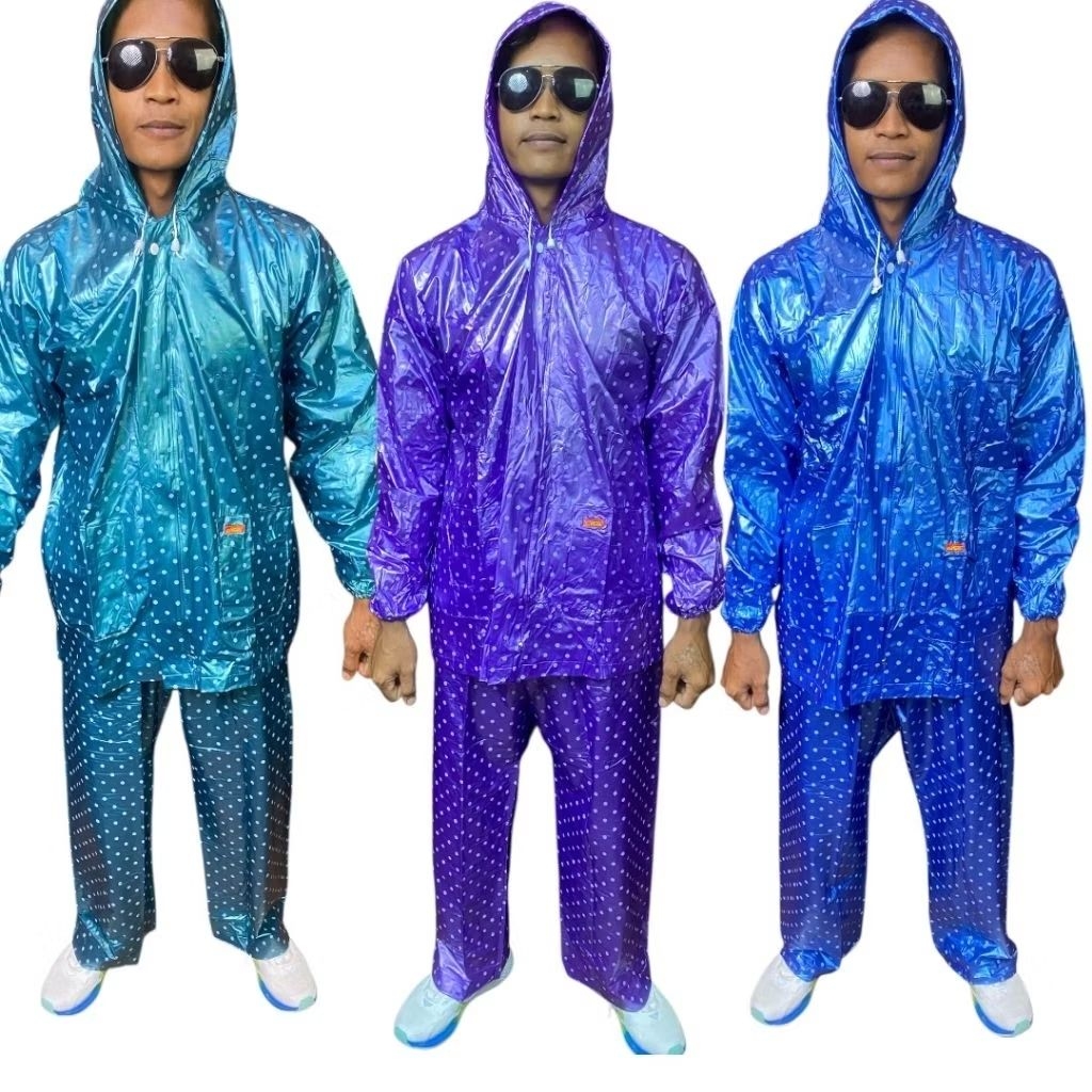 Jas Hujan Setelan Polkadot Metalik Dot 931 Jas Hujan Dewasa Polkadot Elmondo 931 Jas Hujan Elmondo