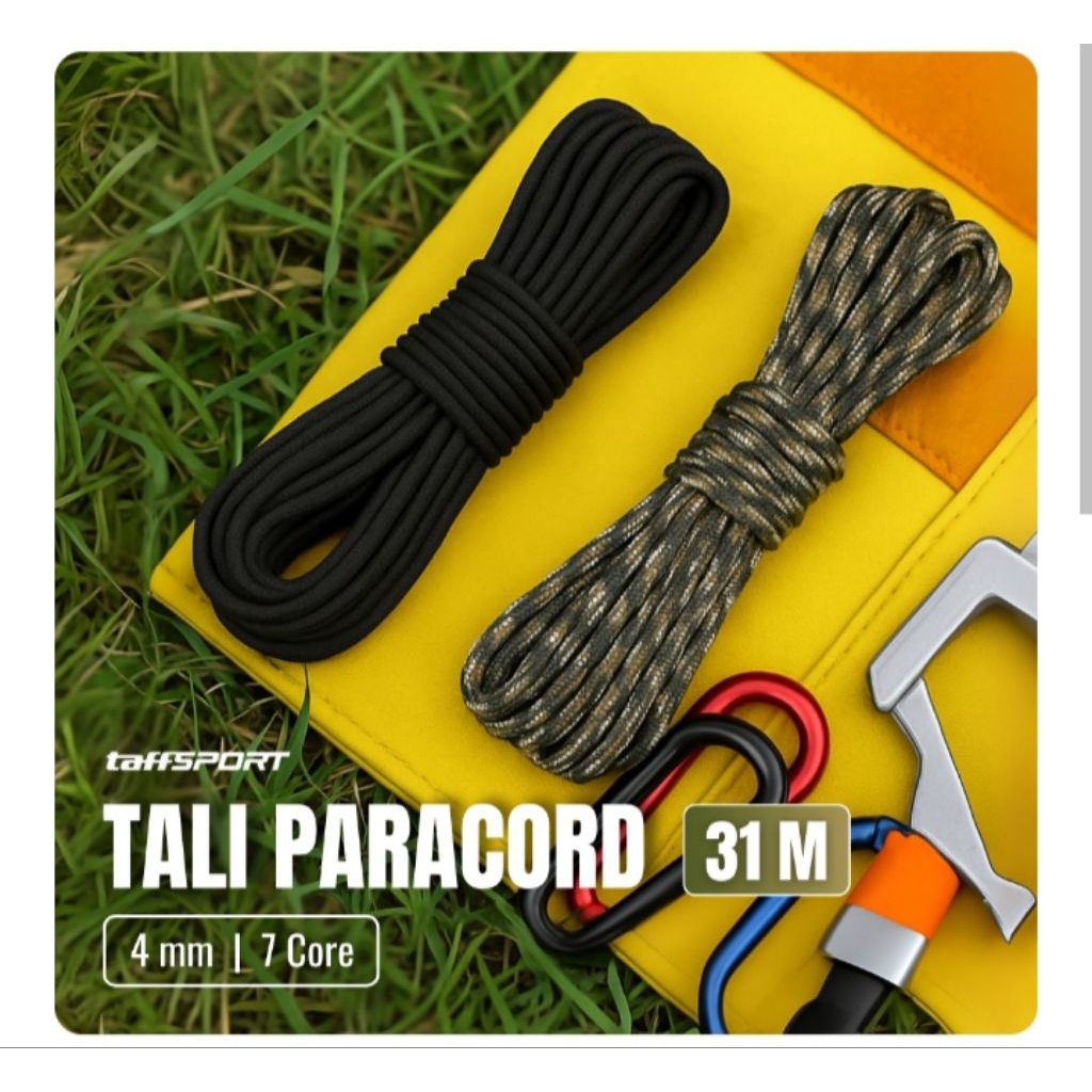Tali paracord tenda camping / tali serbaguna / tali tenda / tali flysheet