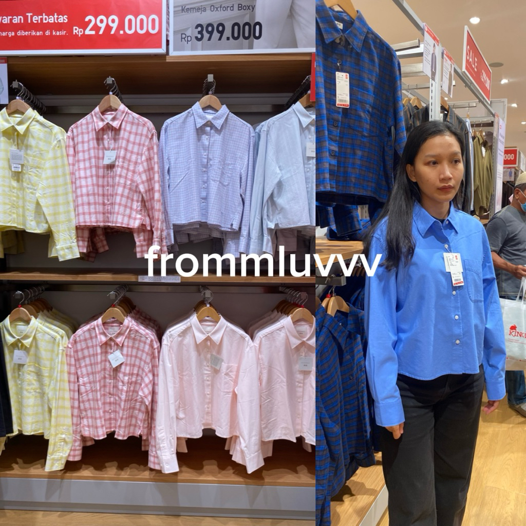 SALE  Uniqlo Kemeja Boxy Jw andrson | Kemeja JW Uniqlo