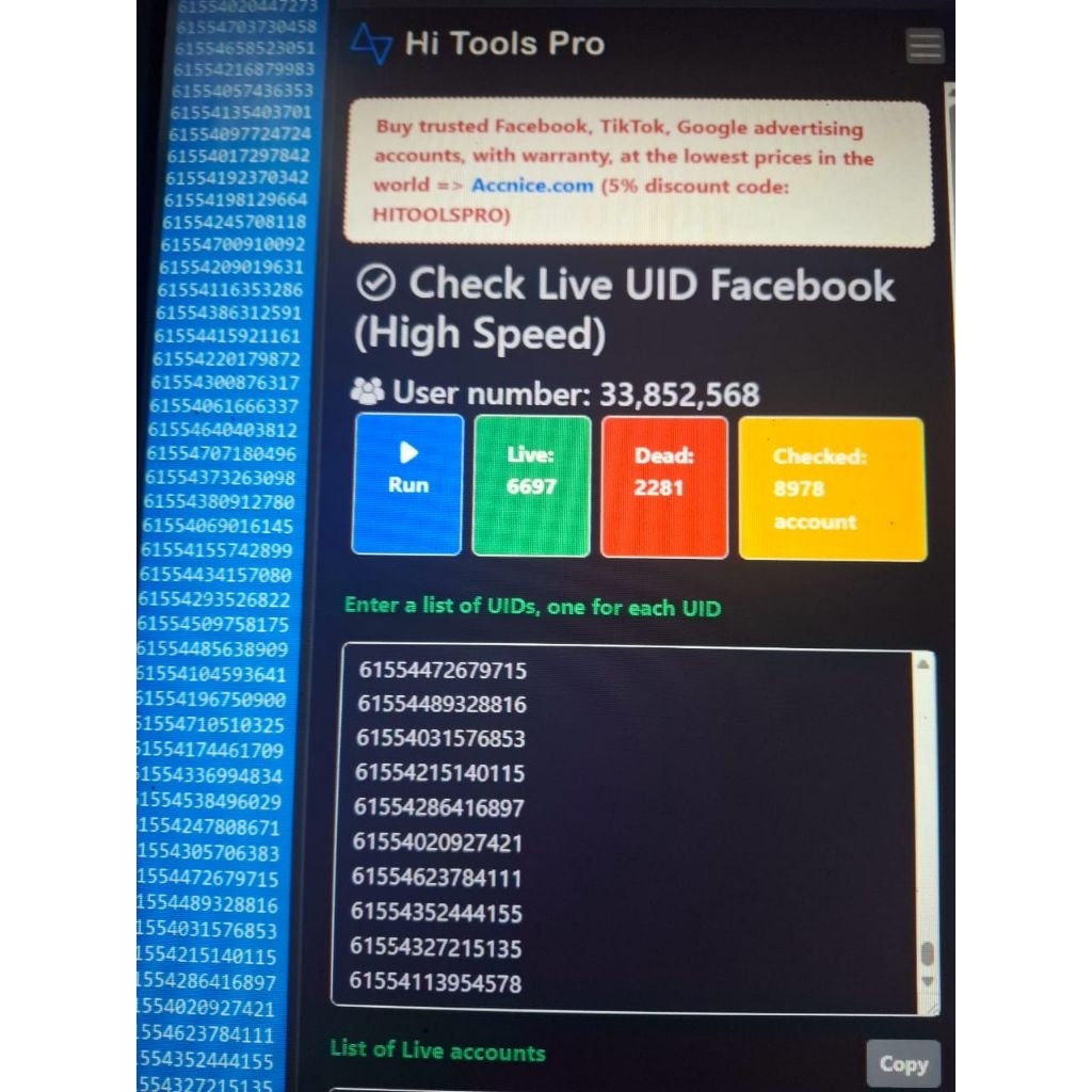 akun Facebook bekasan login cookies
