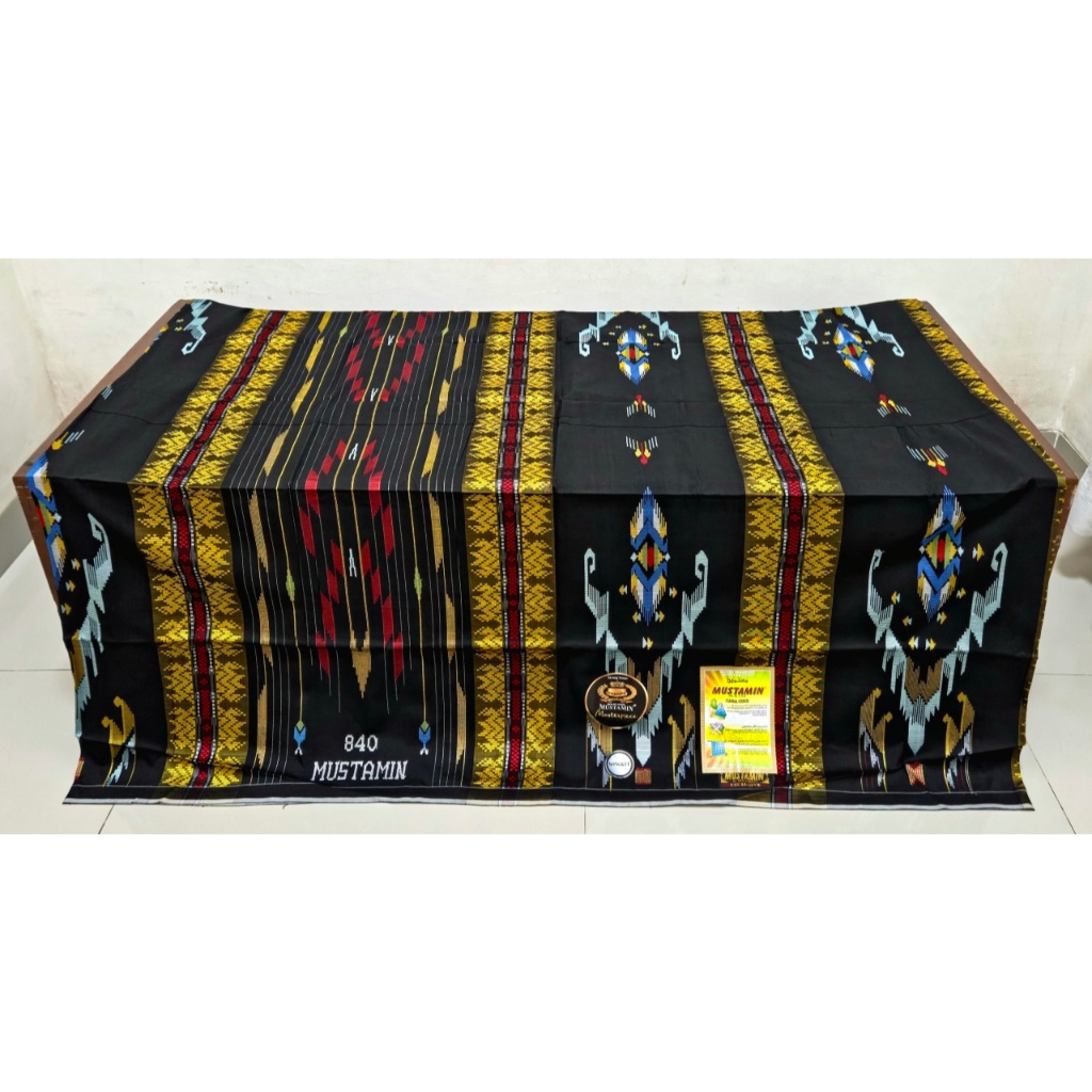 (TERBAIK) Sarung Tenun Sutra Mustamin 840 SIC Full Sutra setara bhs sgl sgf sge tamer sga lamiri