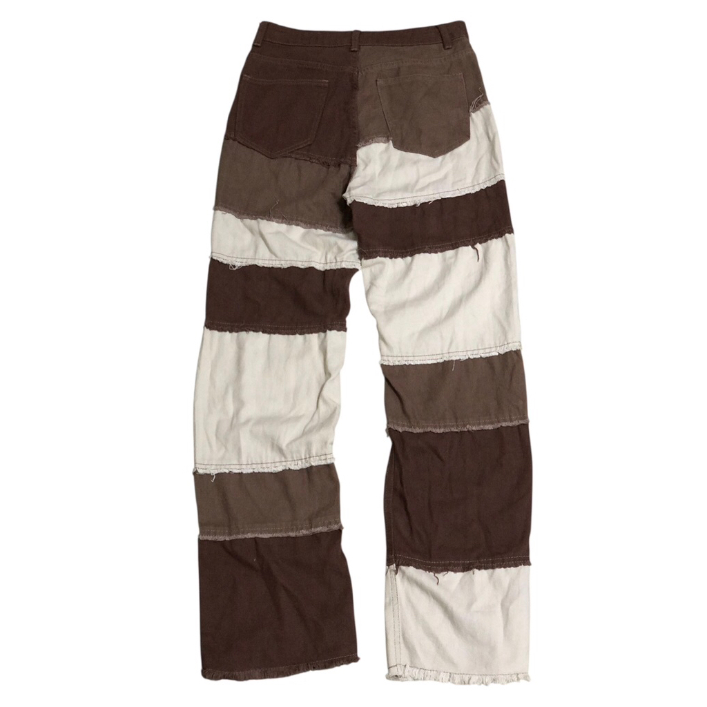 Japanese brand hysteric glamour pants / japanese patchwork kinky pants / japnese brand patchwork pan