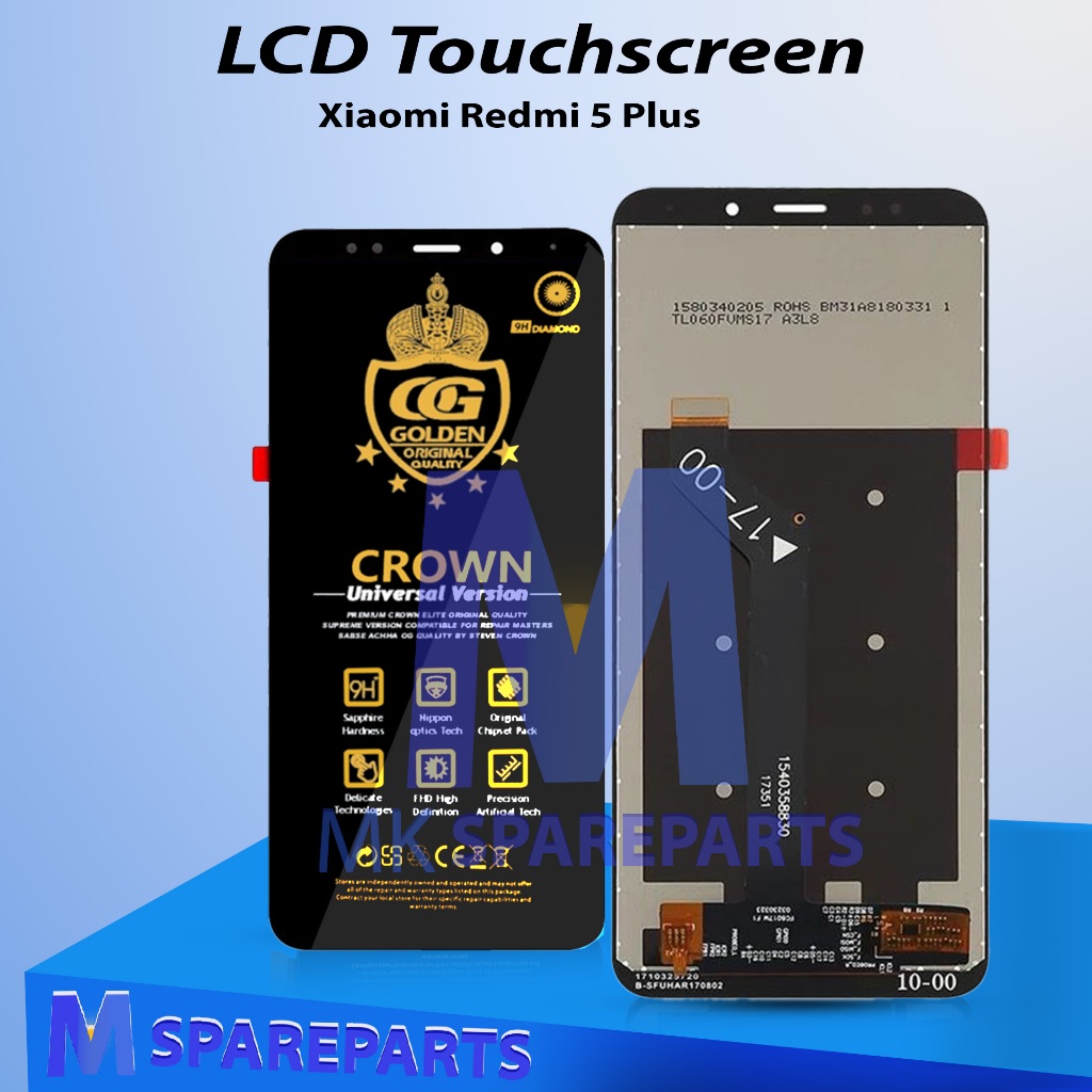 LCD Touchscreen Redmi 5 Plus Fullset Original 100%