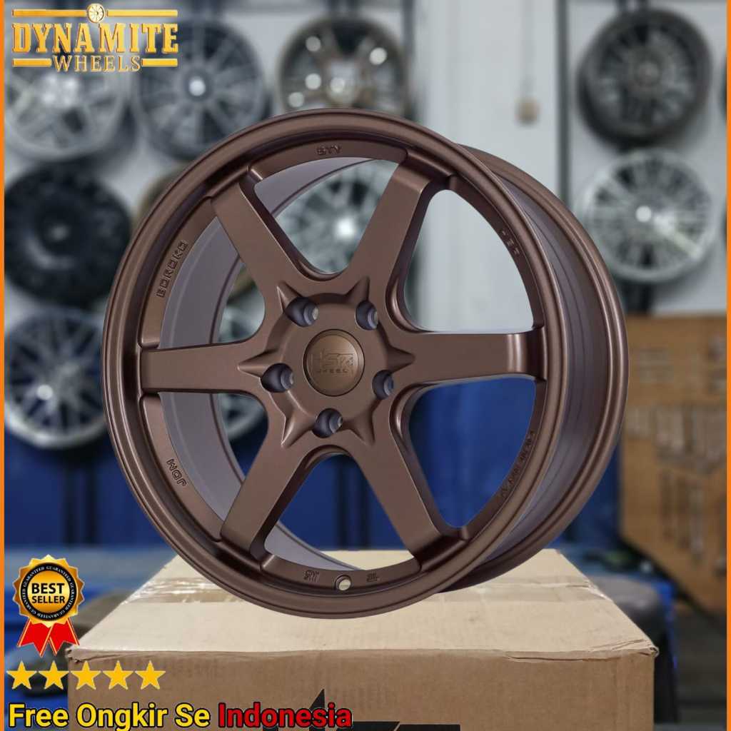 Velg Mobil BMW Ring 16 HSR STY R18 H5X120 || SANDY MBRZ