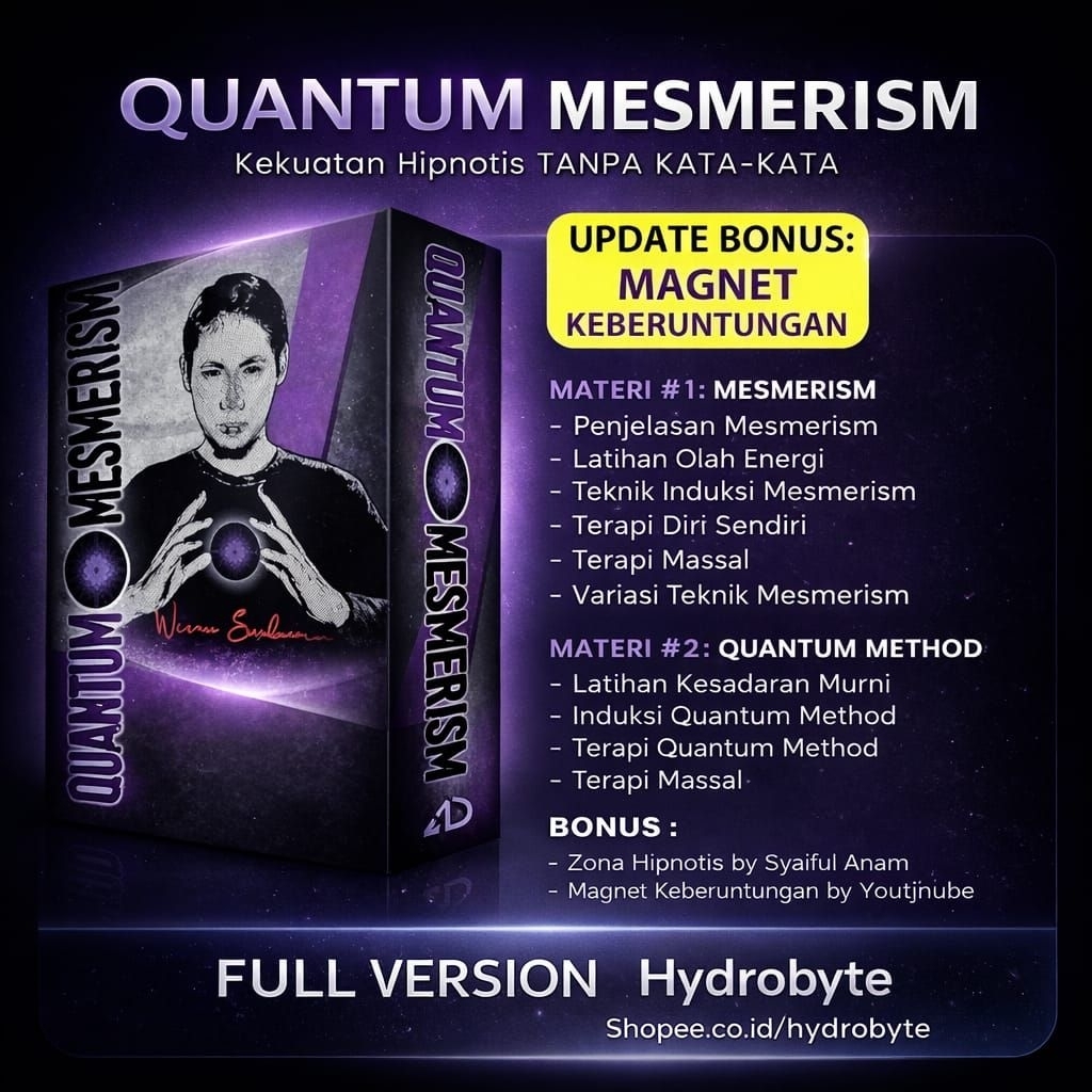 Ecourse Hipnotis Tanpa Kata Mesmerism Quantum Method Full Materi- (bahasa Indonesia)