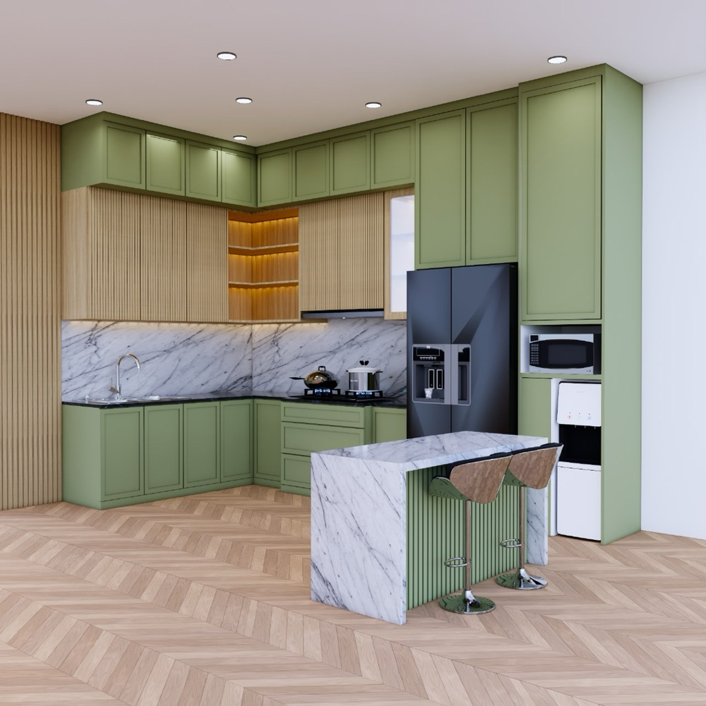 Kitchen set Lemari Dapur Meja Island Minibar Mr A