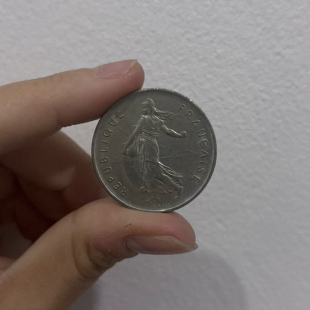 Koin Kuno Republique Francaise 5 Francs 1970-1971