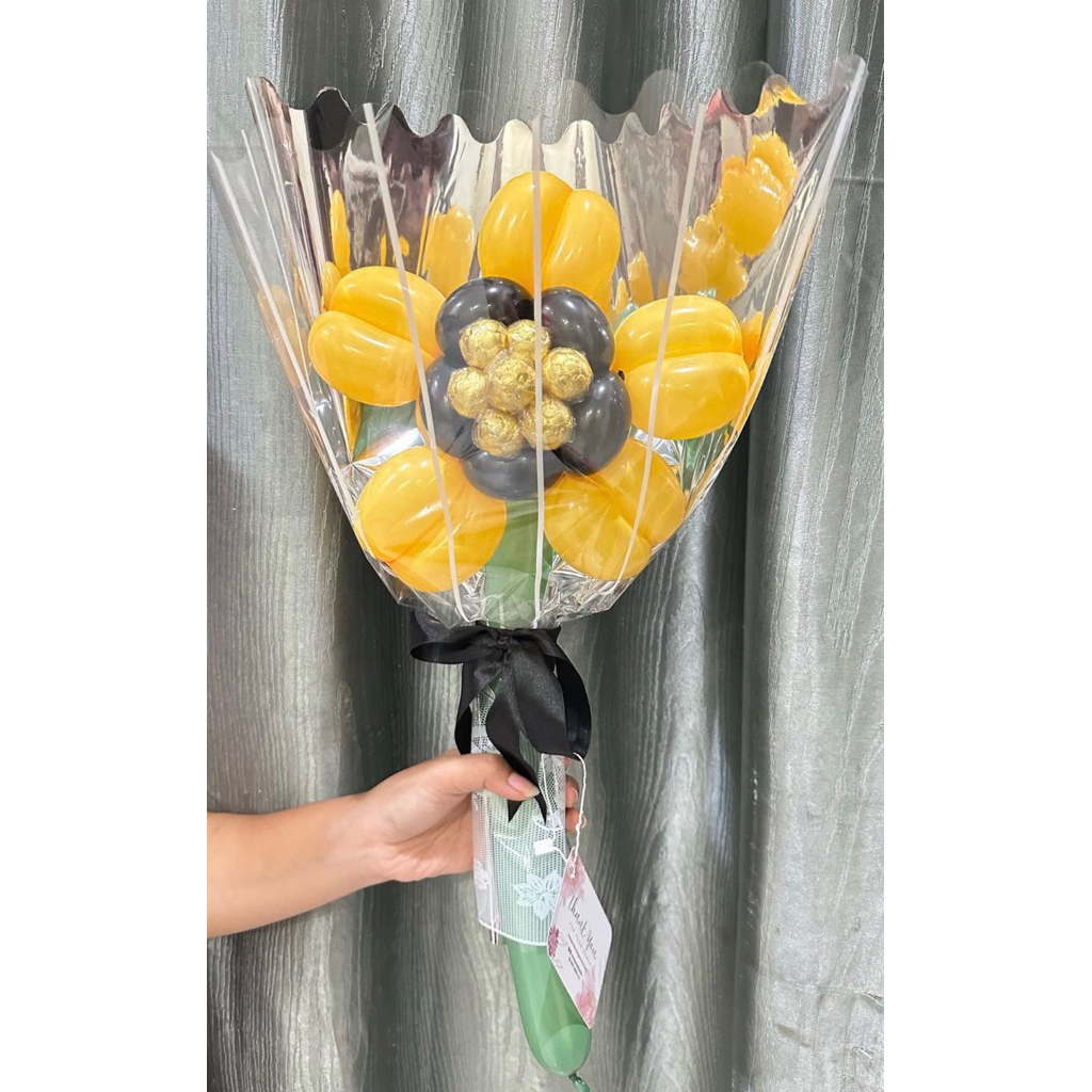 bunga matahari / bunga balon matahari / buket bunga balon / bunga balon / bunga balon medan / bunga 