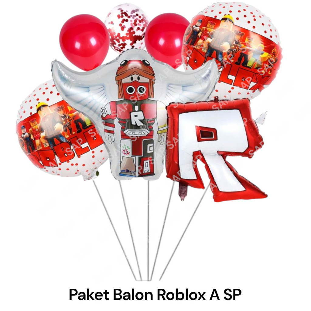 Paket Balon ROBLOX A SP / Dekorasi Balon Roblox