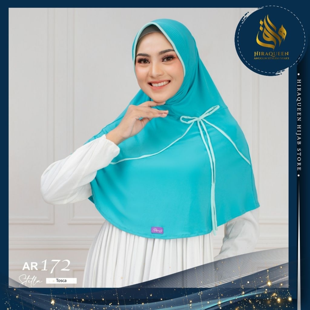 Kerudung Arrafi AR 172 stella jersey kerudung adem kerudung santai jilbab arrafi
