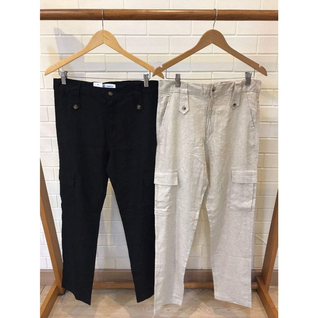 Trousers Ladies Old Navy Cargo Linen 129056 - Celana Cargo Wanita Super Stylish - MODE FO