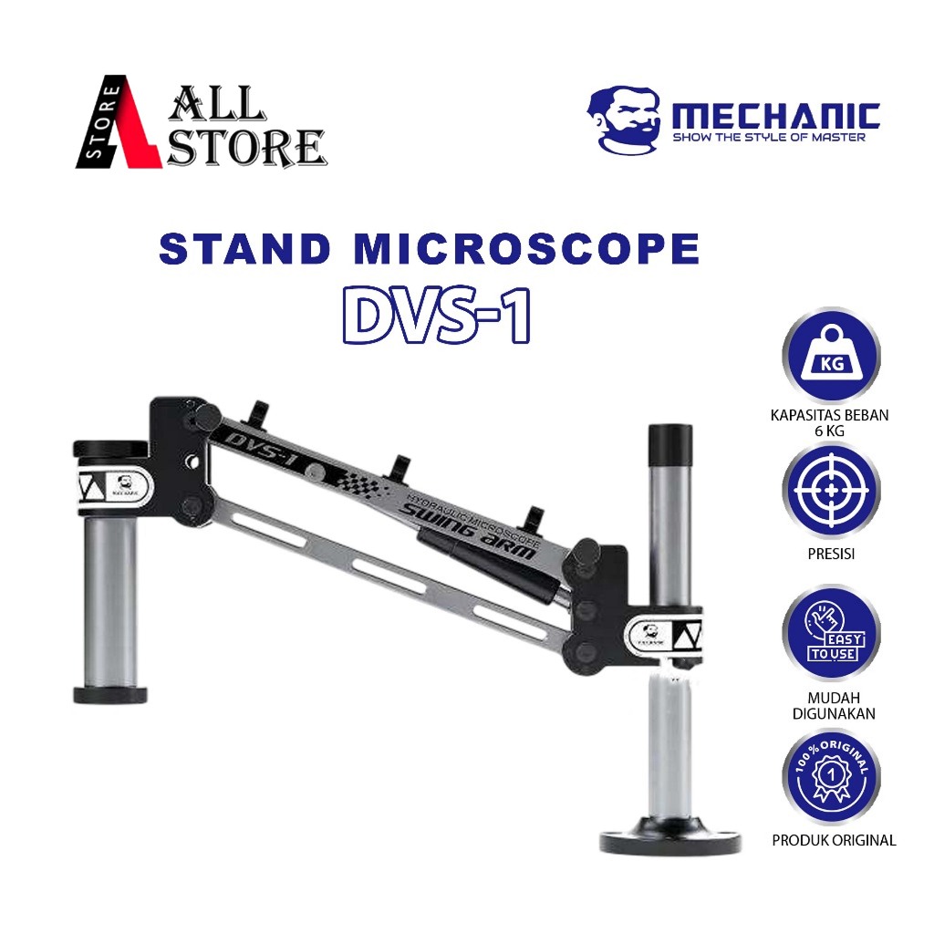 MECHANIC DVS-1 MICROSCOPE STAND DUDUKAN MIKROSKOP ORIGINAL - STAND MICROSCOPE MECHANIC DVS-1 KOKOH U
