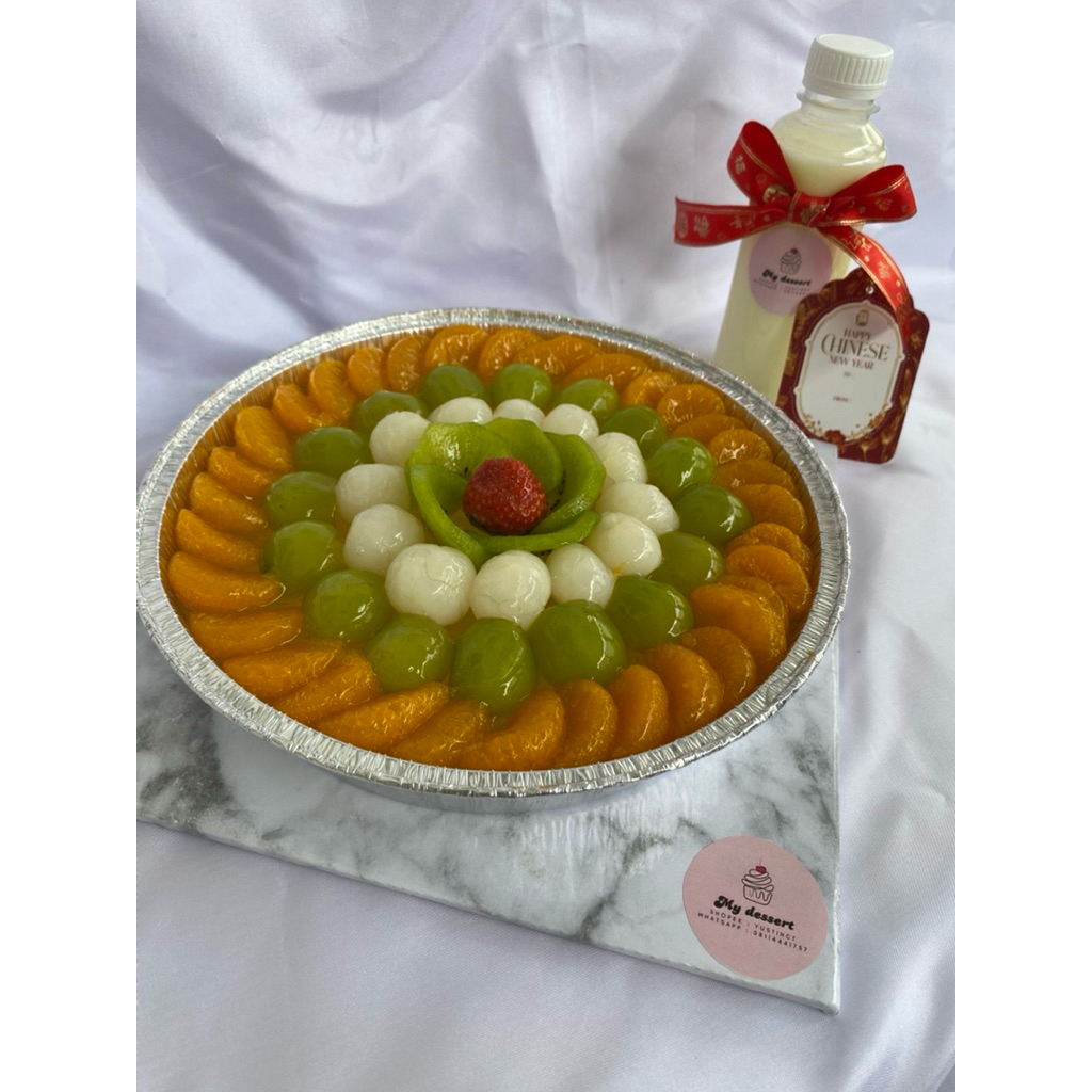Puding Vanila Buah/Hampers Imlek/Hampers Idul Fitri