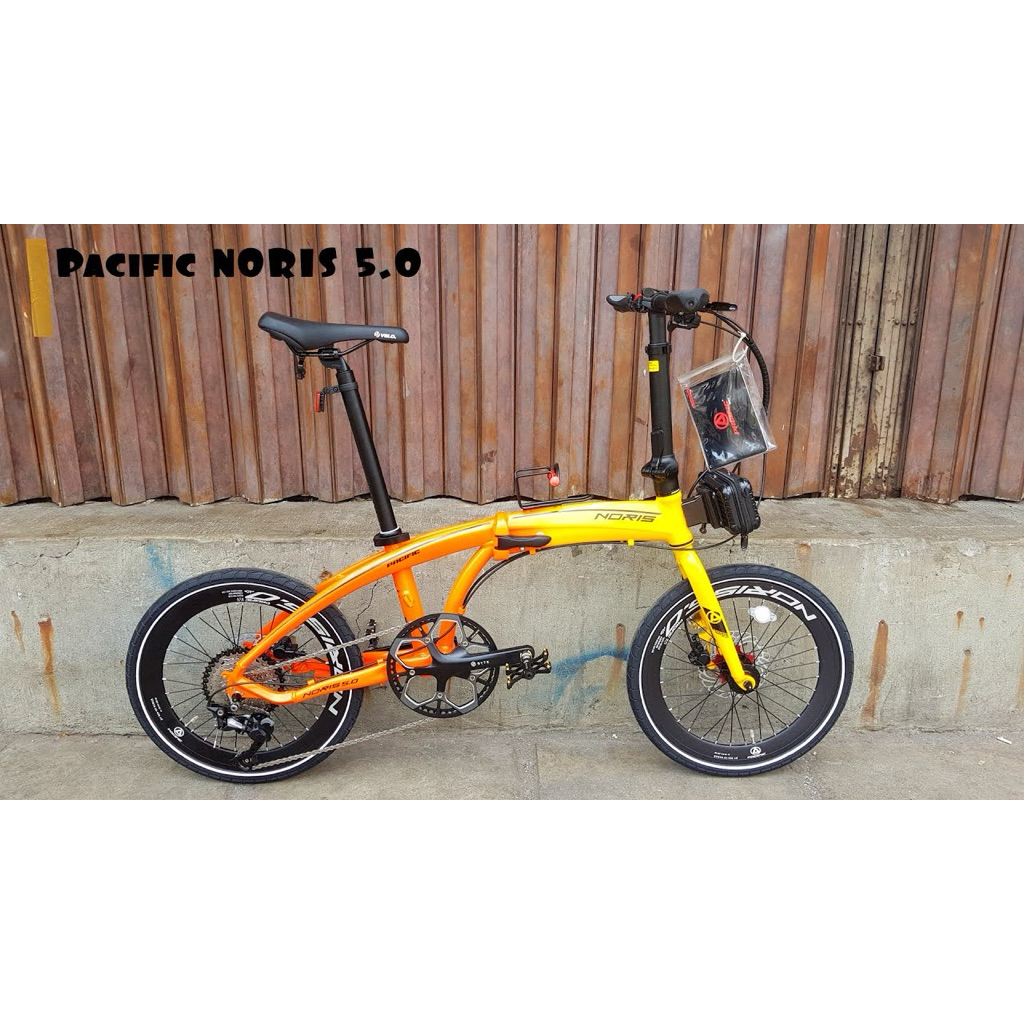 SEPEDA LIPAT PACIFIC NORIS 5.0 10 SPEED SHIMANO DEORE ALLOY