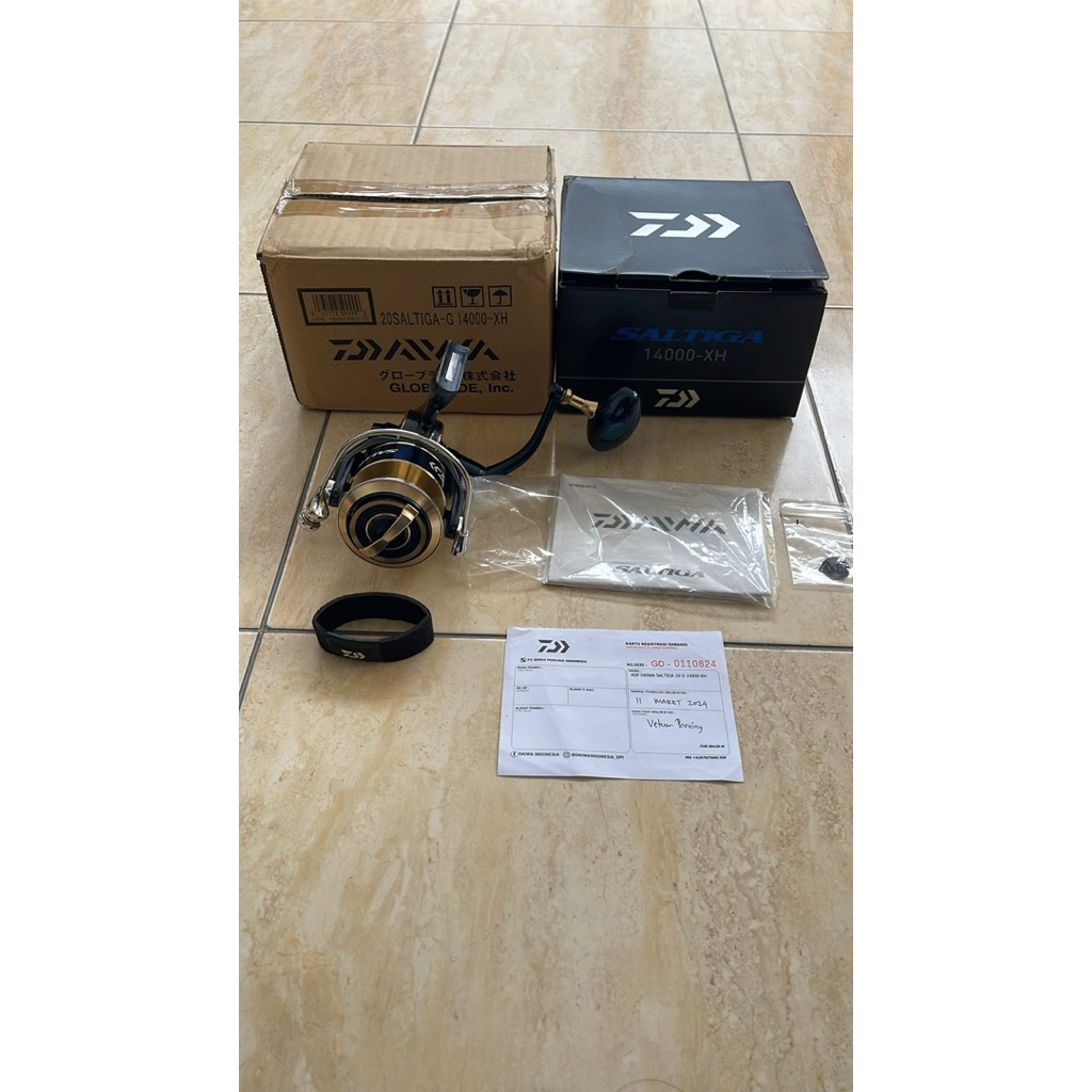 ALAT PANCING REEL SPINNING DAIWA SALTIGA ORIGINAL 100%