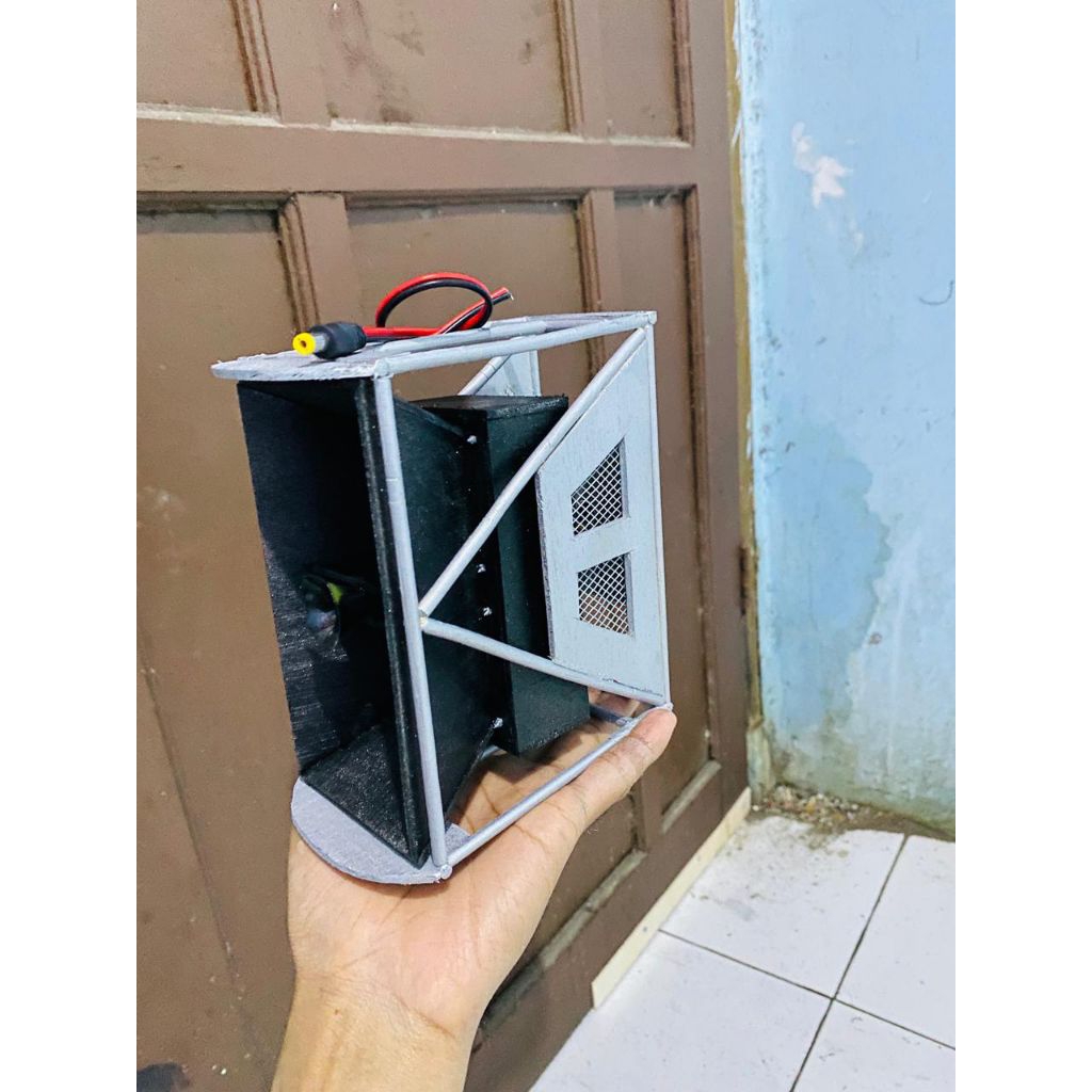 Box midle tasso 2 inch double siap bunyi sudah isi speaker plus perkabelan