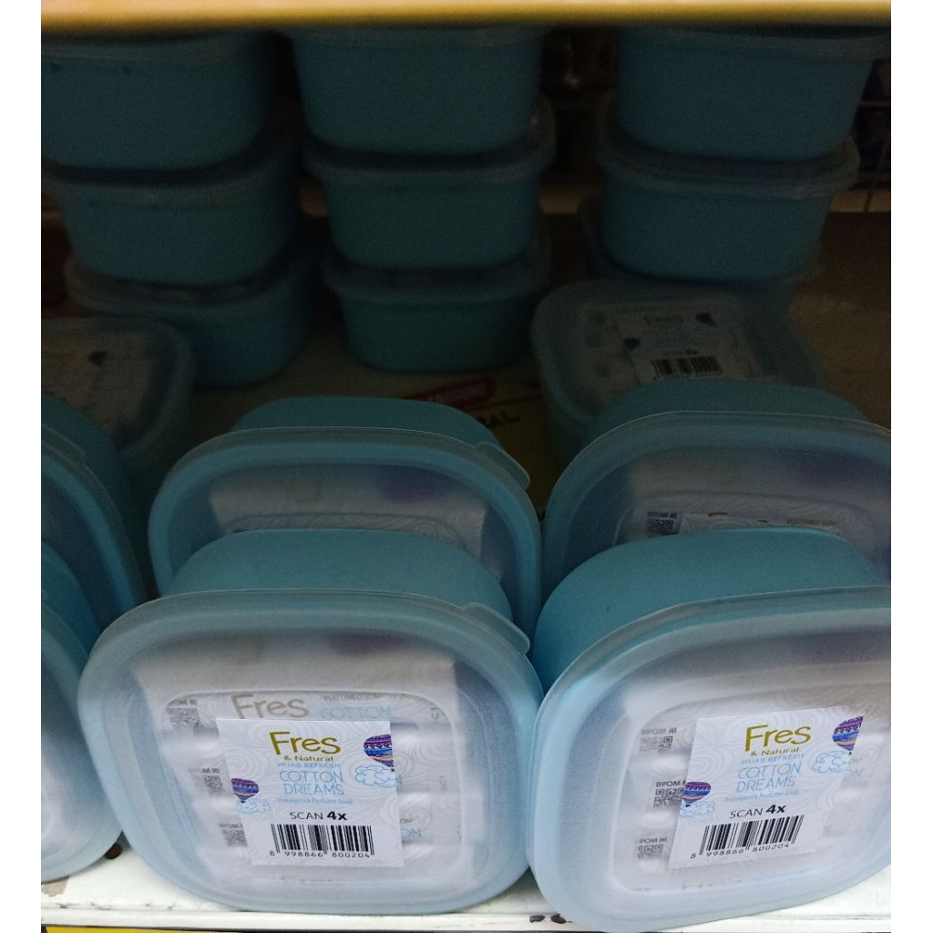 sabun mandi fresh n natural hijab refresh cotton dream lunchbox isi 4