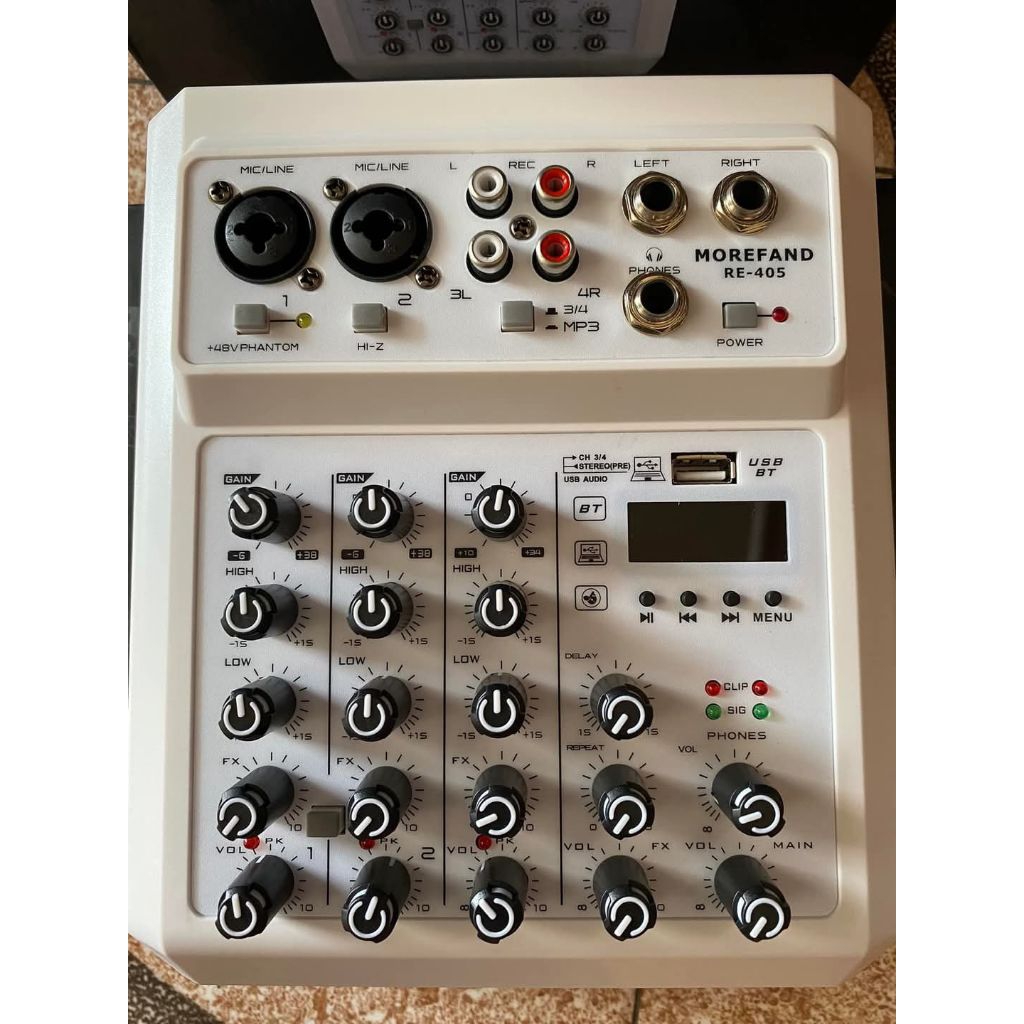 mixer audio 4 channel bluetooth