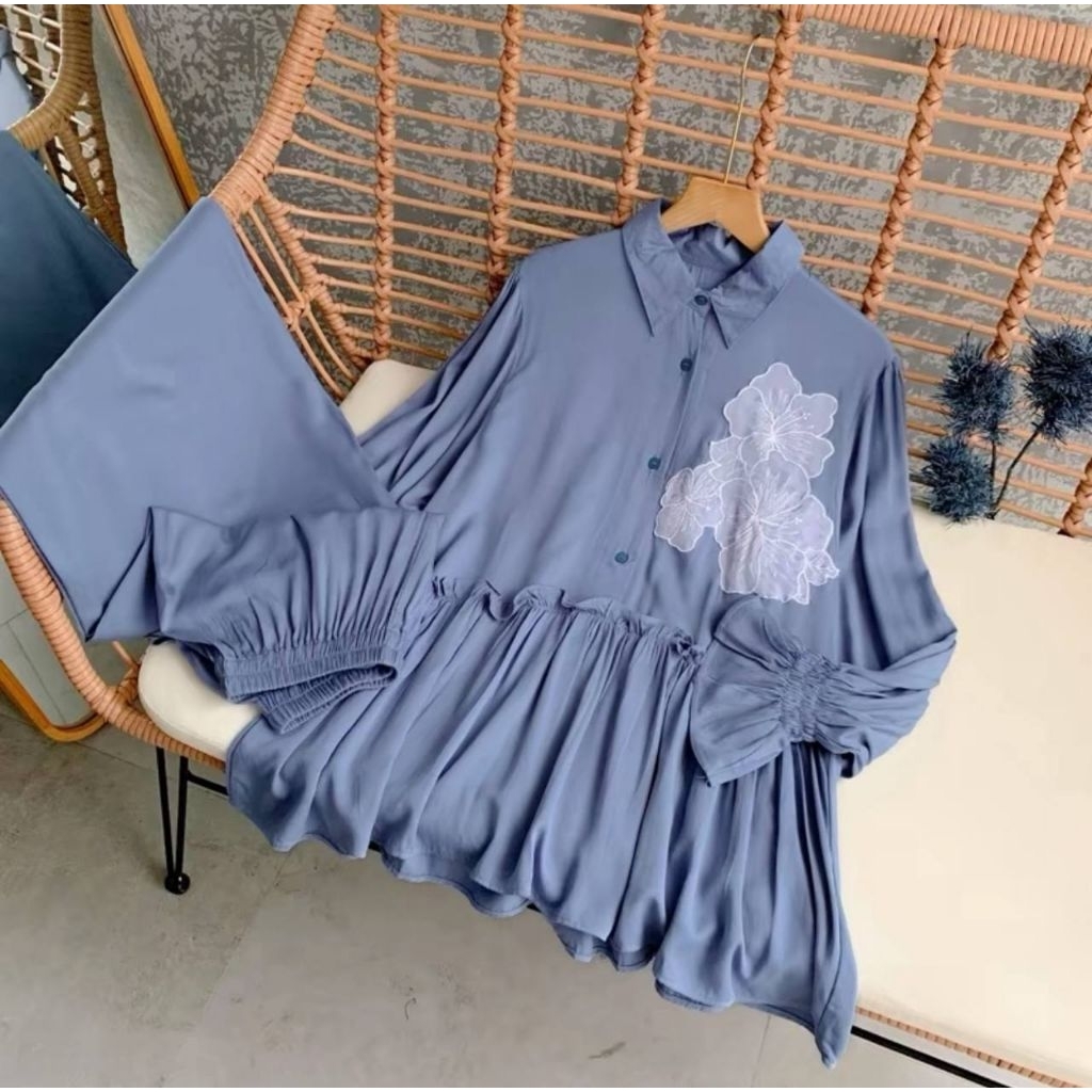 SETELEN VIRAL/TREND LEBARAN 2026/ONESET BORDIR