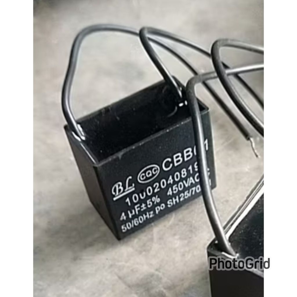 Kapasitor Capasitor kotak 4uf 4 uf 400v 450v kipas angin mesin cuci