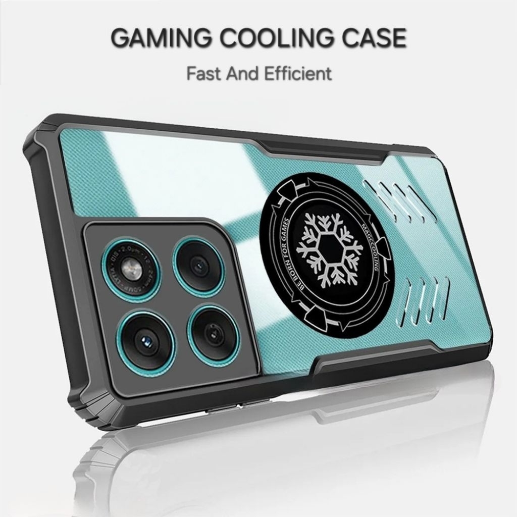 Case Motorola G86 Power/G67 Power/G57 Power Gaming Cooling Casing Magnetic Cover