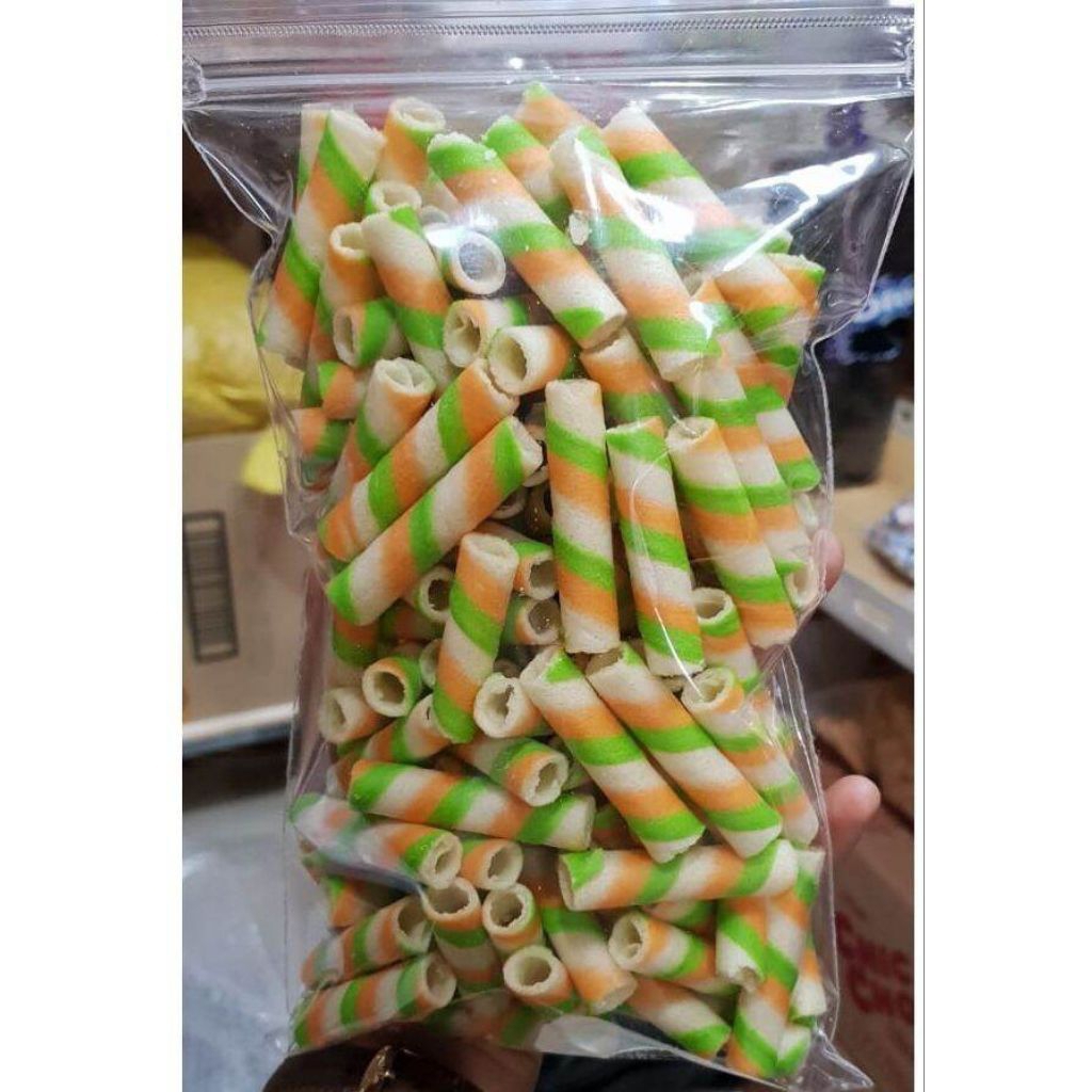 Wafer Roll Barcelona Box Green Tea Vanilla, 1 kg