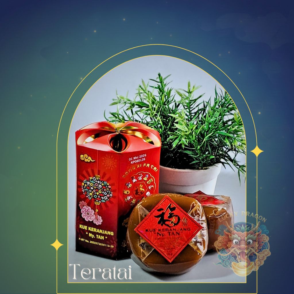 Kue Keranjang Ny. Tan/Nyonya Tan - Teratai Isi 2 Spesial Imlek