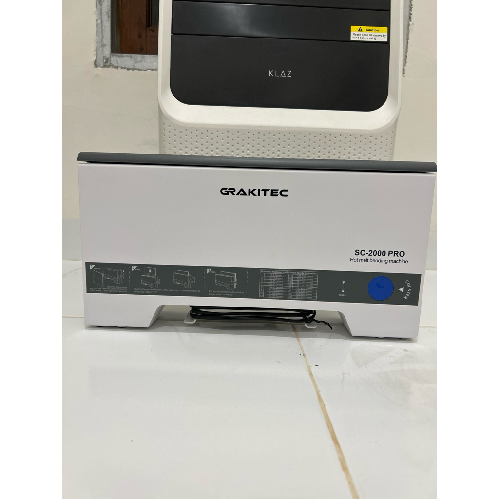 Mesin Jilid Kertas Buku Dokumen | Mesin Jilid Panas SC2000 PRO