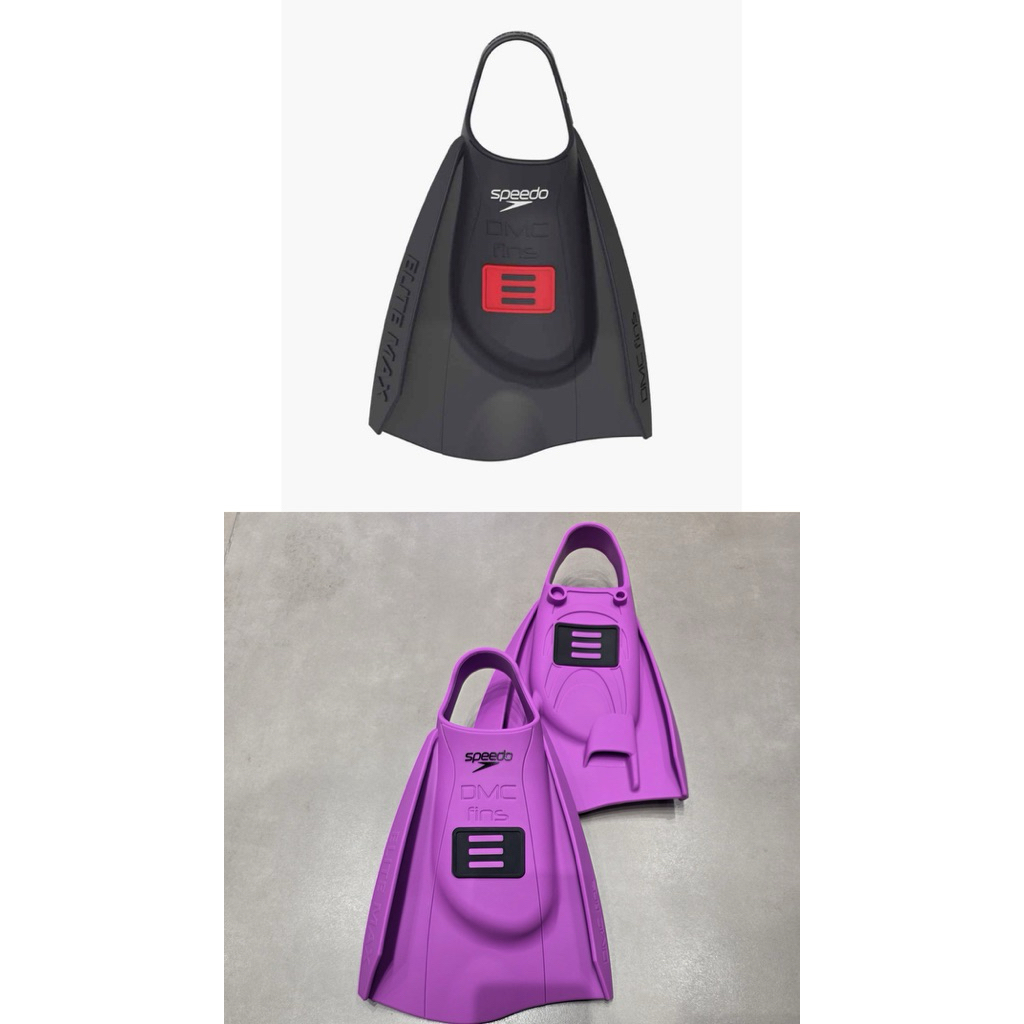 DMC FINS ELITE MAX BLACK/PURPLE (READY STOCK)