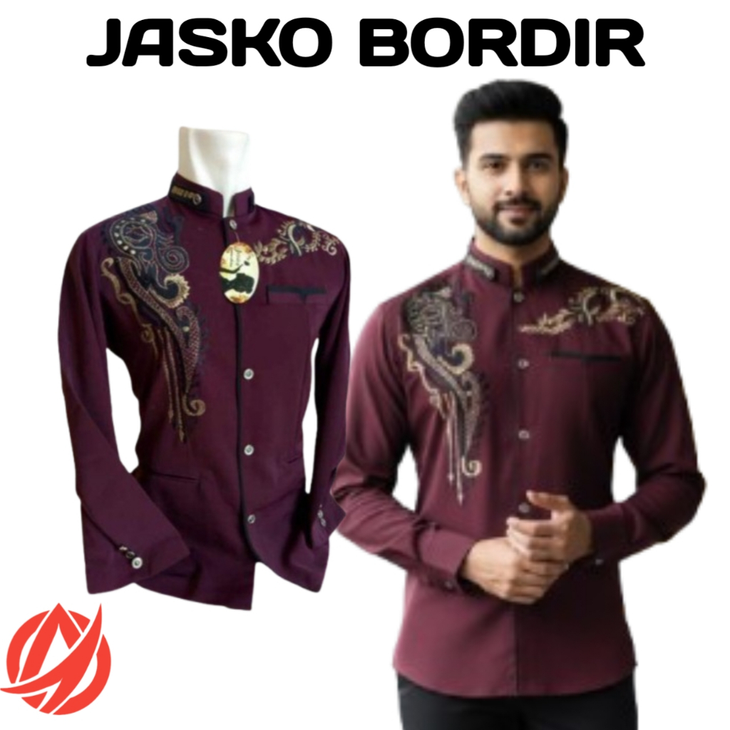 Jasko Jas Koko Bordir Lengan Panjang Dewasa