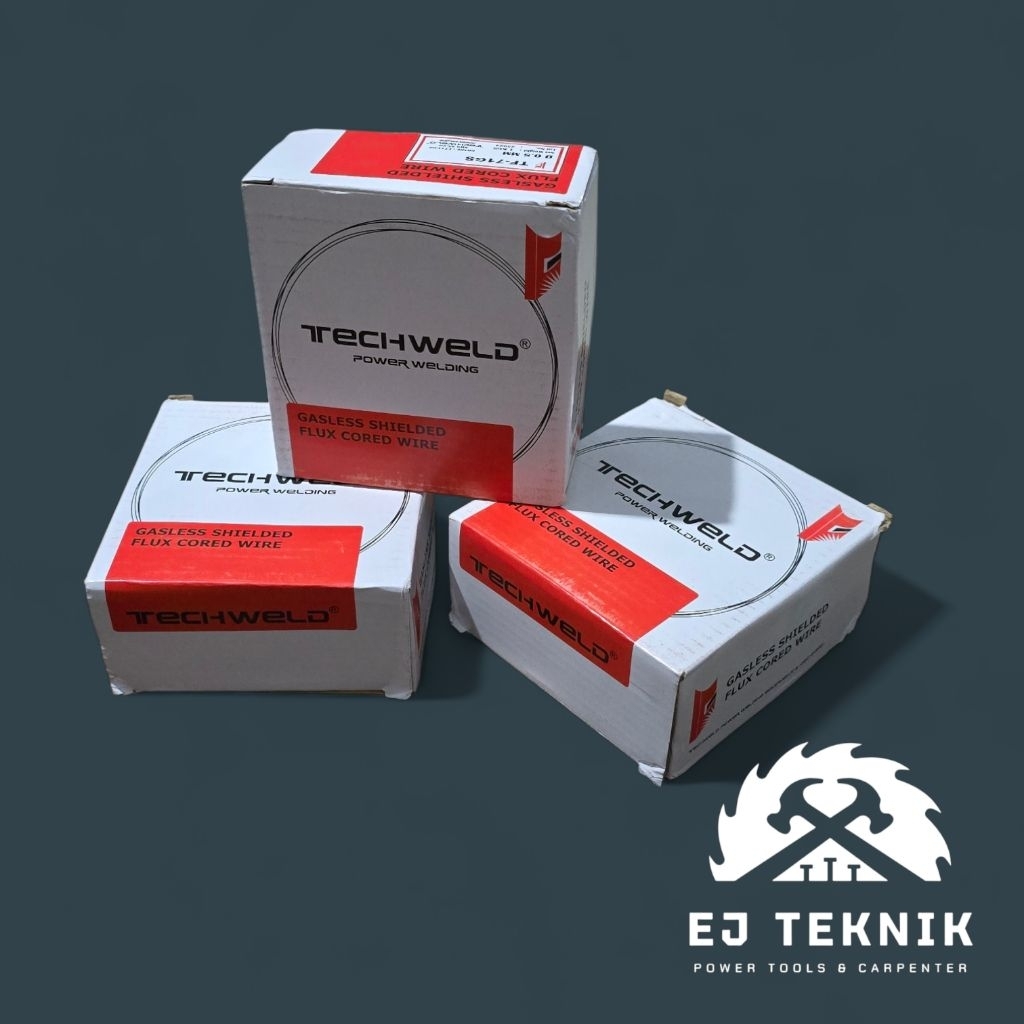 Kawat Las MiG Flux Core 0.8 mm Techweld.