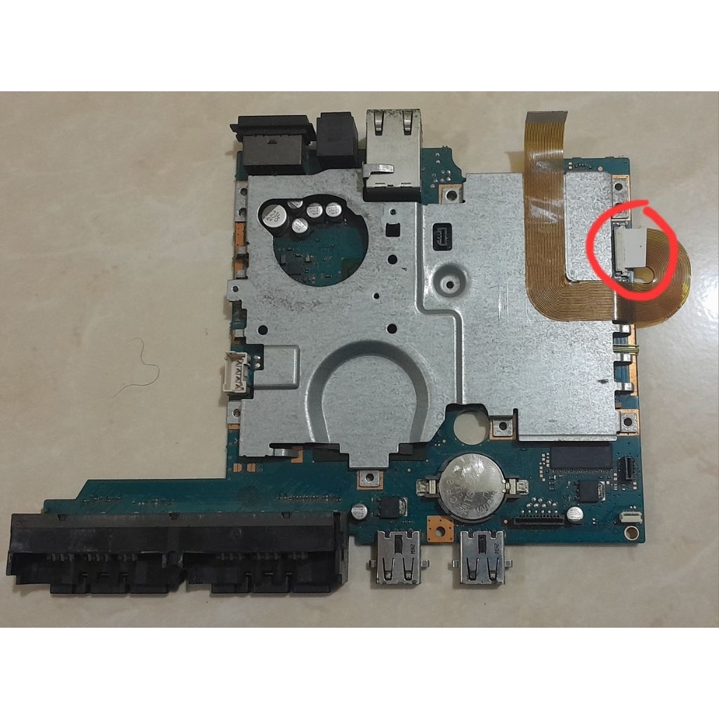 Mainboard ps2 slim seri 9 cabutan original Kondisi Normal