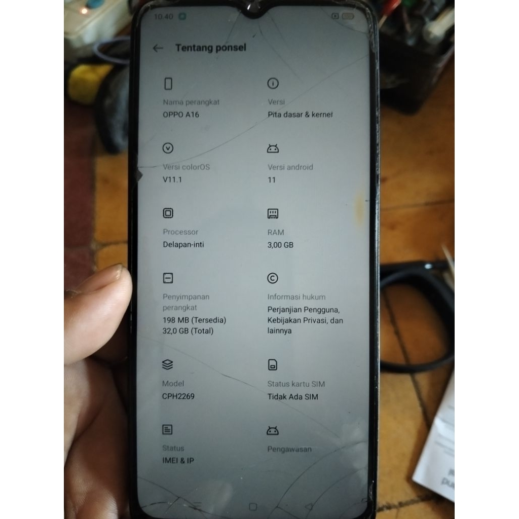 Lcd Copotan Oppo A16