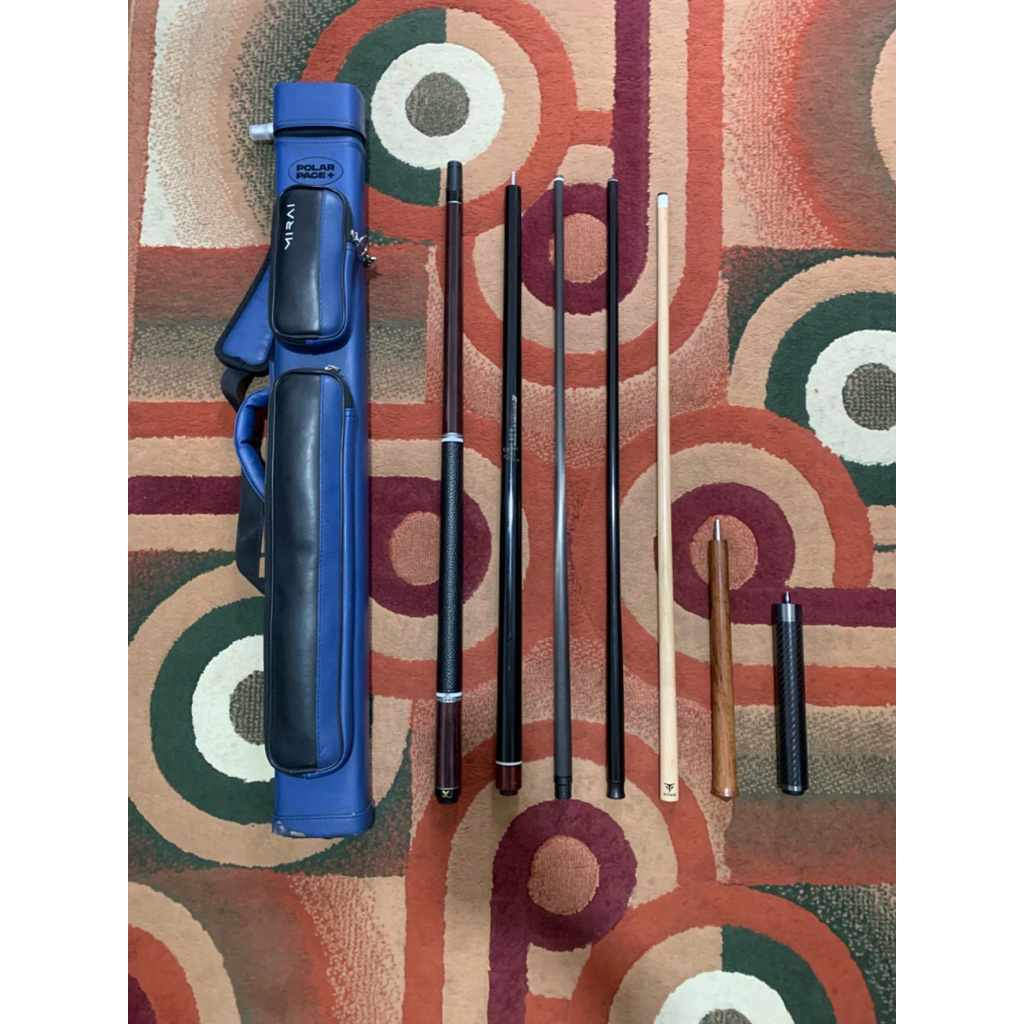 Stick billiard JM Pro CP1 Stick Break Maycarella Blackbreaker 3 Jump Titan V3 not Predator Mezz