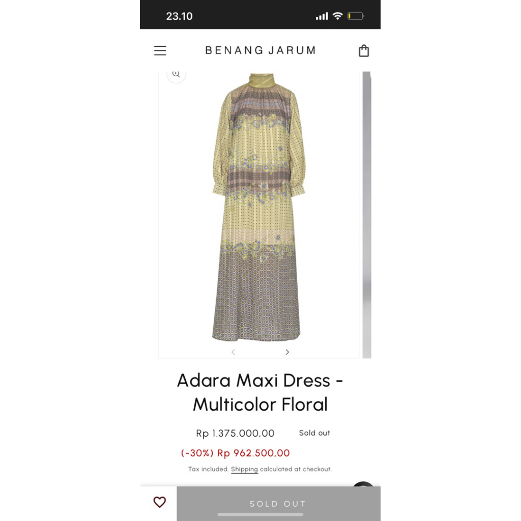 ADARA MAXI DRESS MULTICOLOR BENANG JARUM