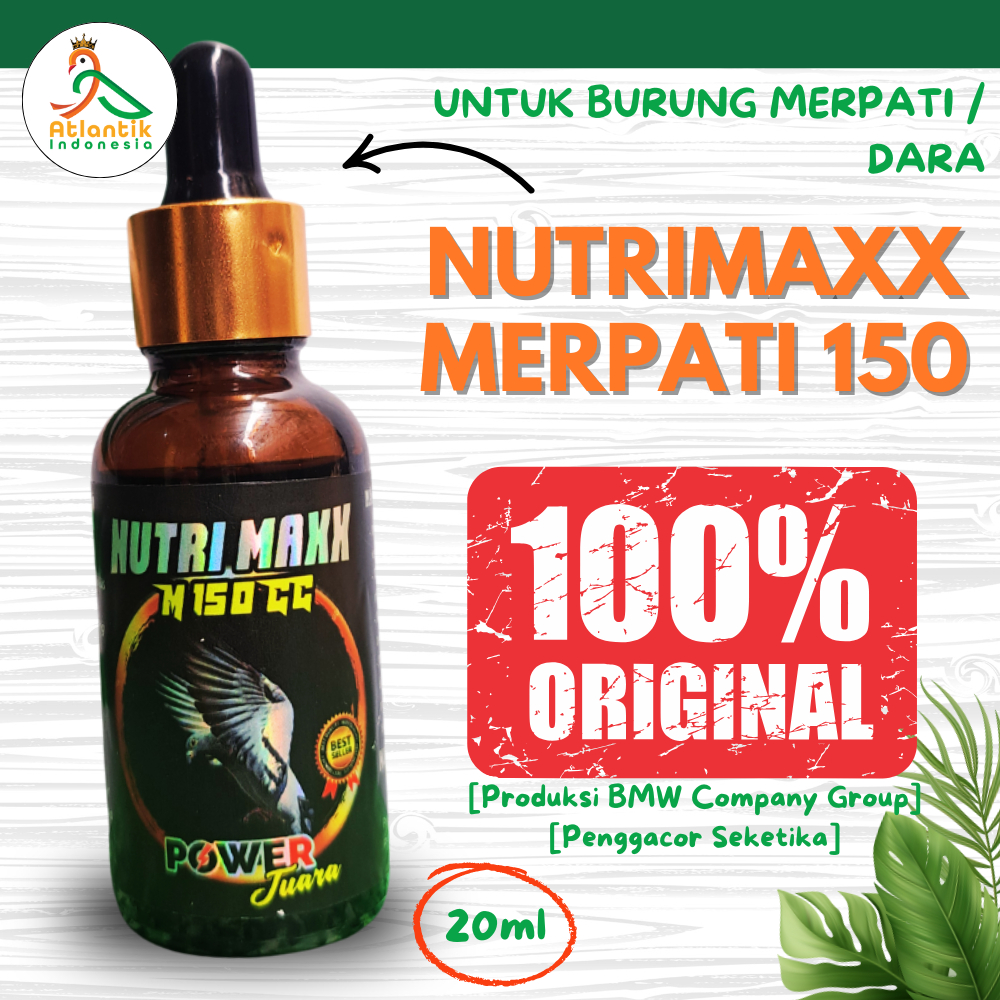 Nutrimaxx Merpati M 150 Cc Vitamin Merpati Juara suplemen merpati khusus kolong